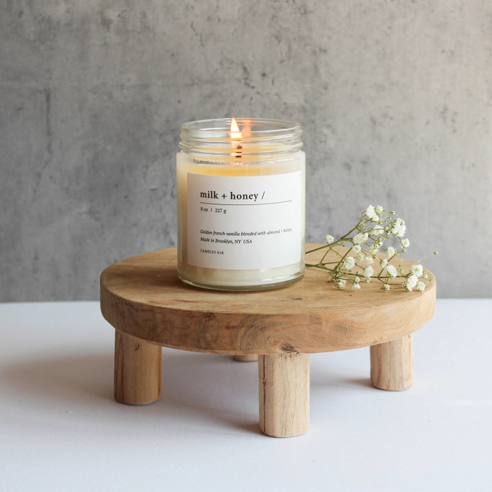 8oz Soy Candle - Milk & Honey