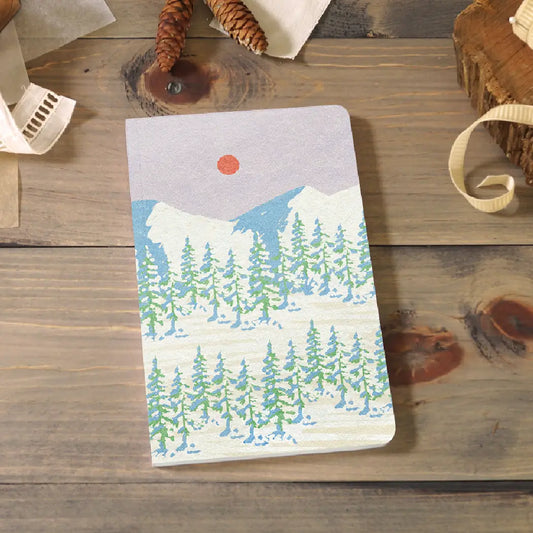 Snowy Mountains Layflat Notebook