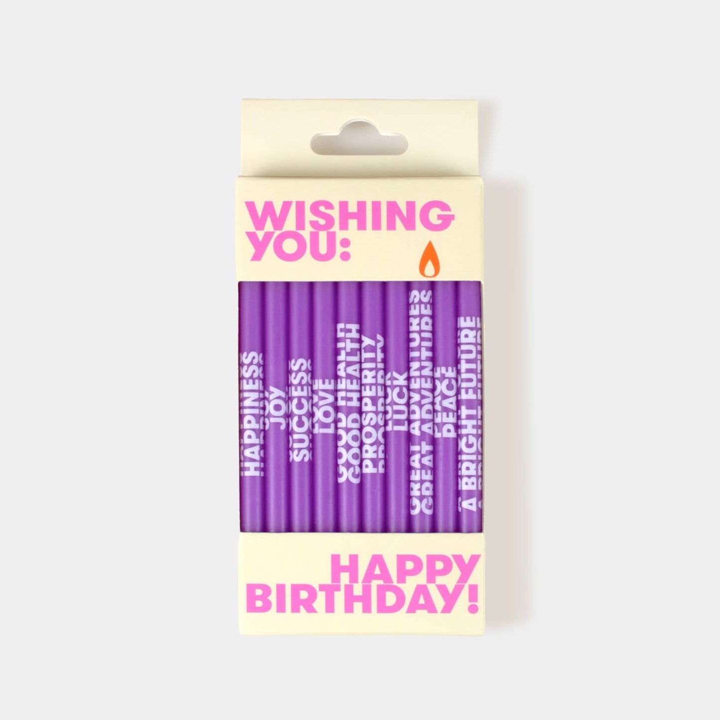 Wishing You: Birthday Candles - Purple