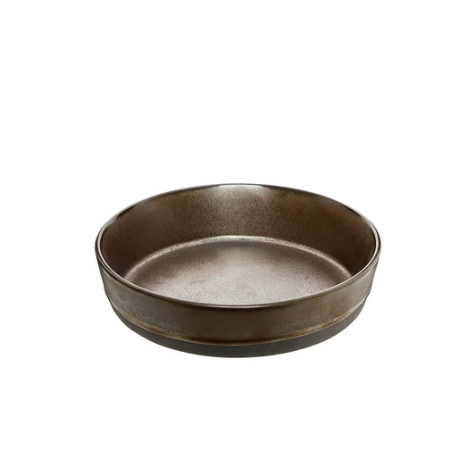 RAW Soup Plate - Metallic Brown