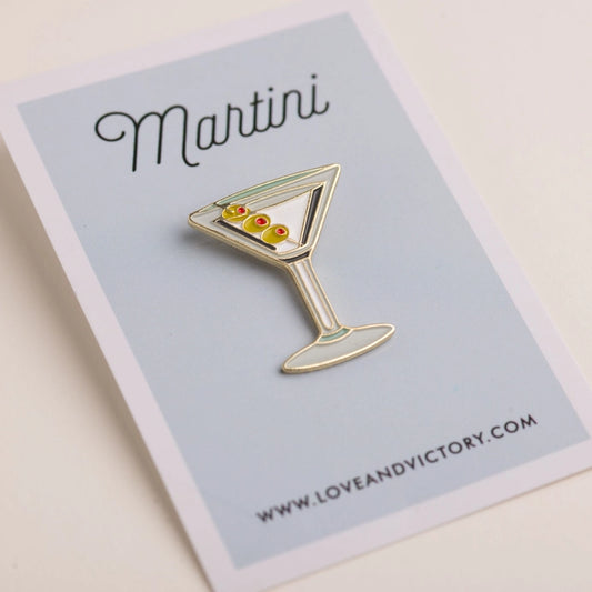 Martini Cocktail Pin