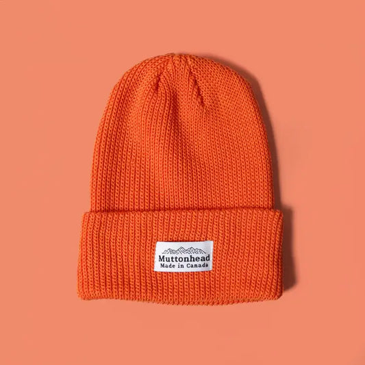 Cotton Knit Toque - Orange Hat