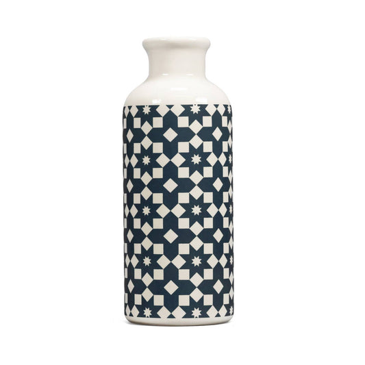 Shruti Tall Vase - Dark Blue