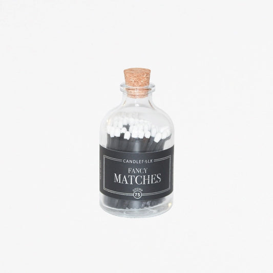 Apothecary Matches - Black & White