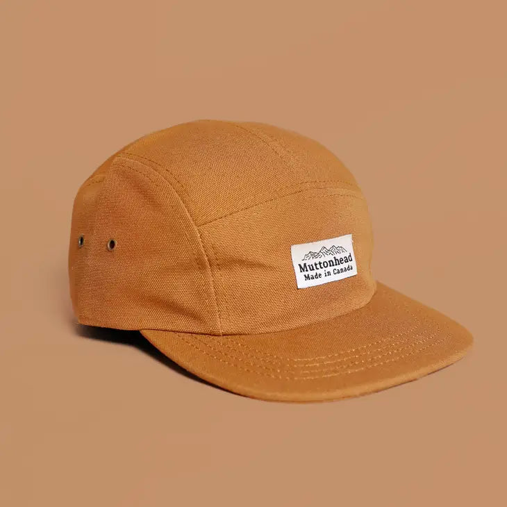 Muttonhead 5 Panel Hat - Rust Canvas