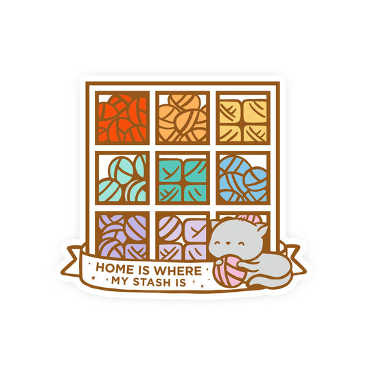 Yarn Stash Sticker