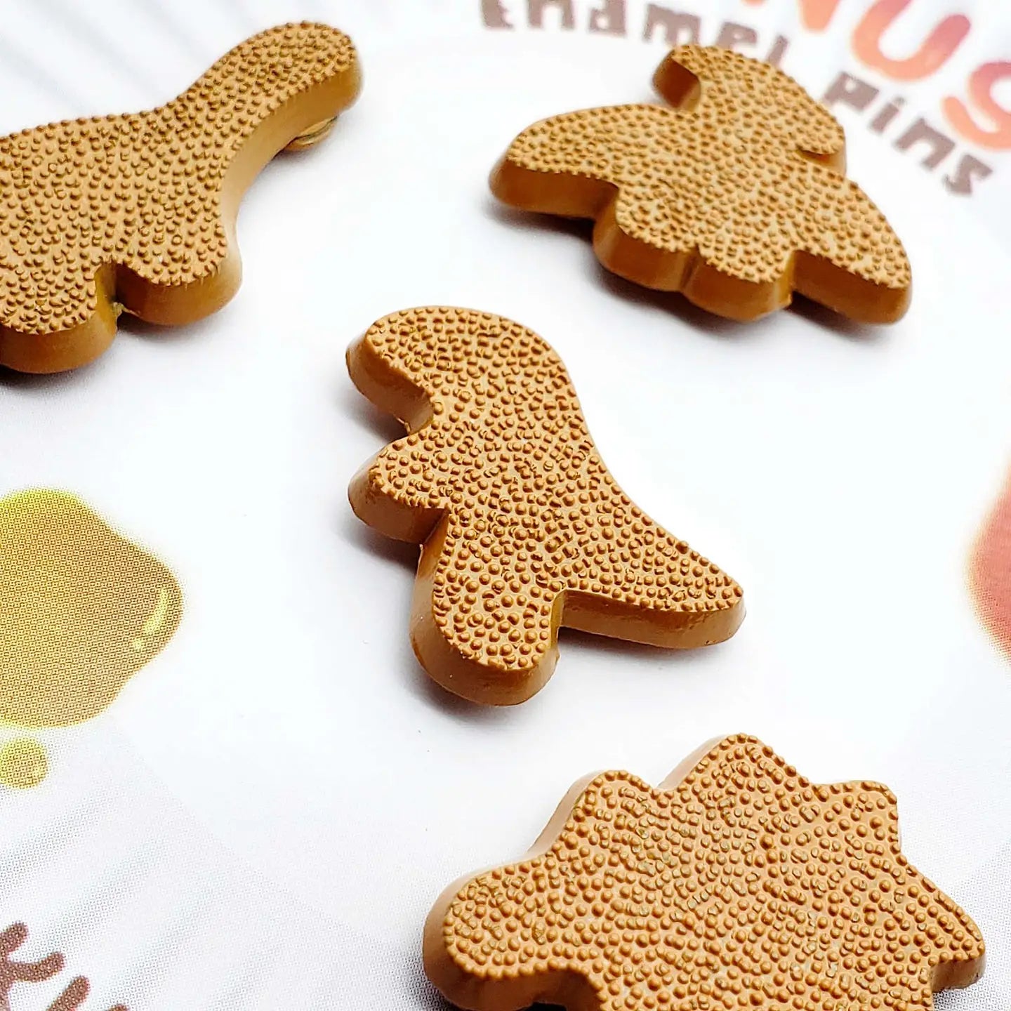 Dino Nuggs Mini Enamel Pin Set