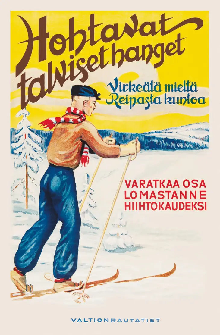 Postcard - Winter Holiday (Finnish)