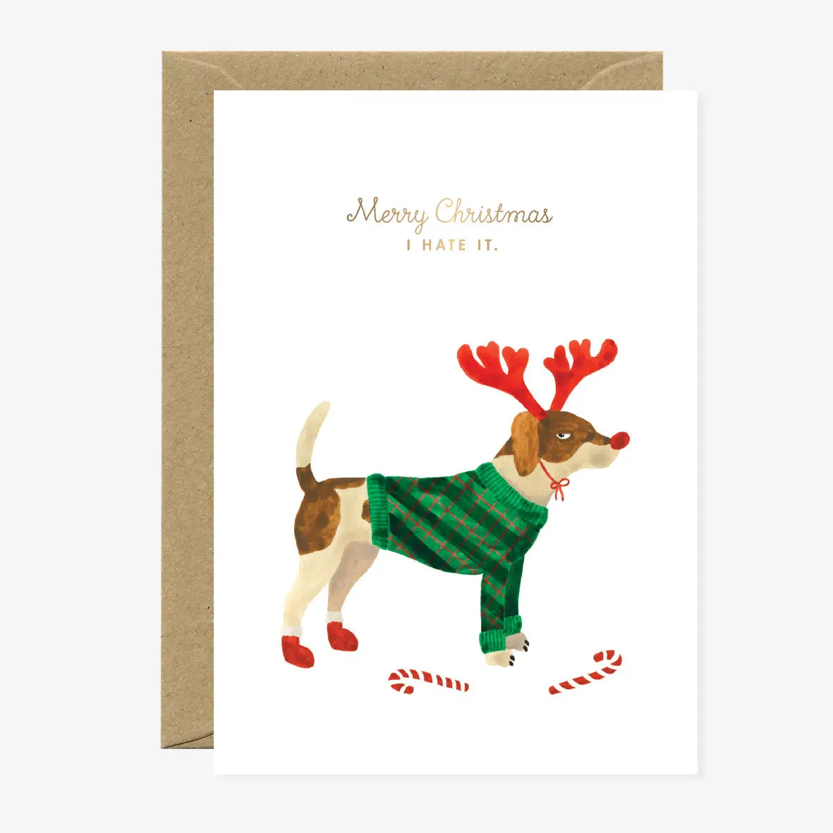 Greeting Cards - Merry Xmas I Hate It