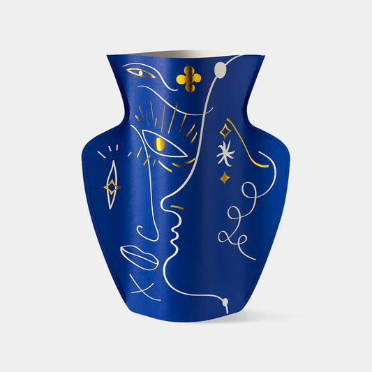 Octaevo Jaime Hayon Paper Vase - Blue