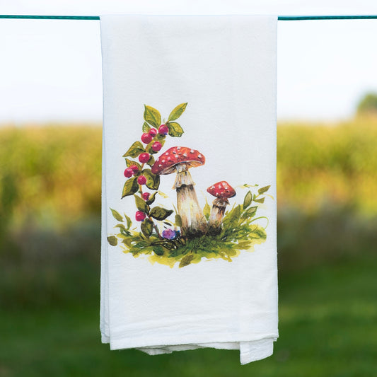 Mushroom Tea Towel