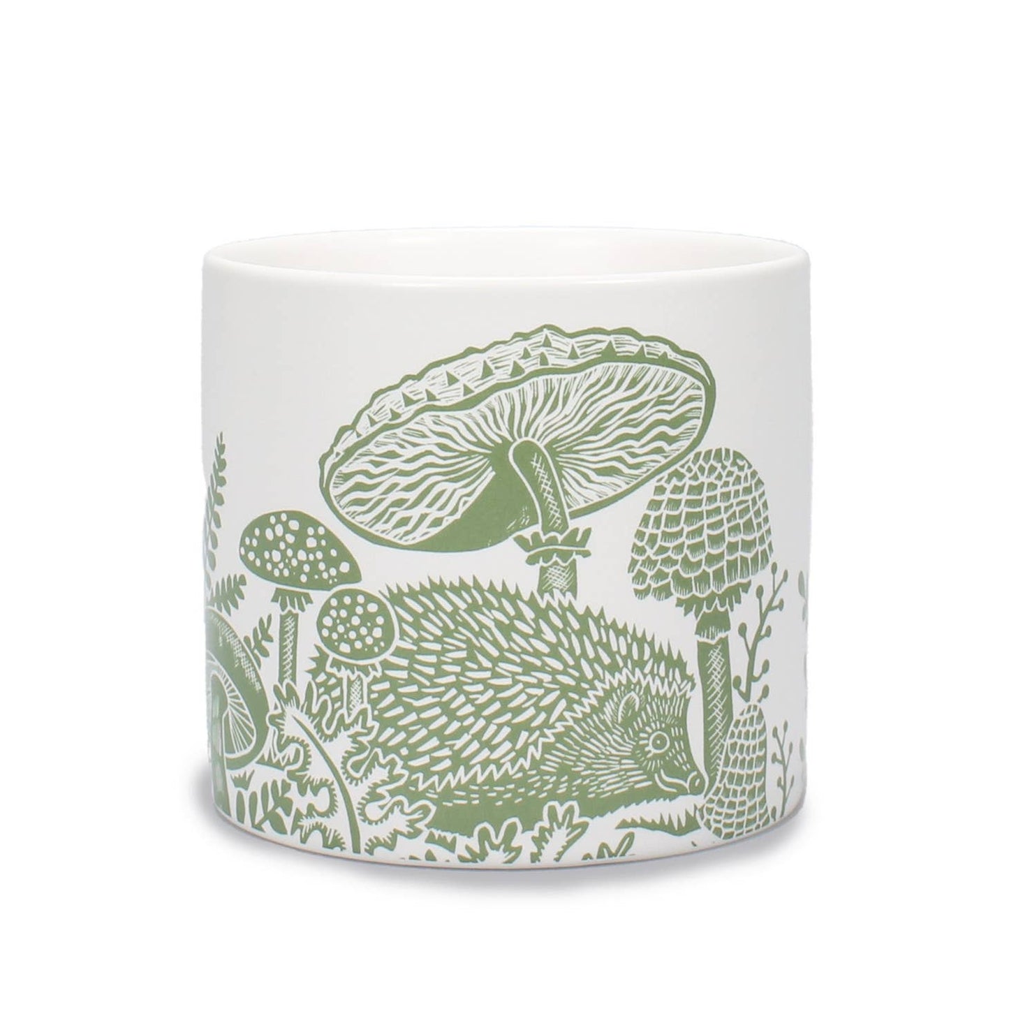 Kate Heiss Ceramic Plant Pot - Woodland Hedgehog