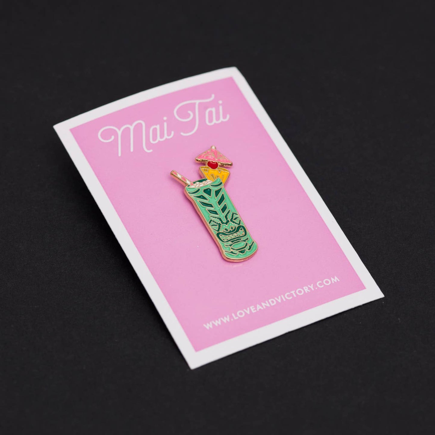 Mai Tai Cocktail Pin