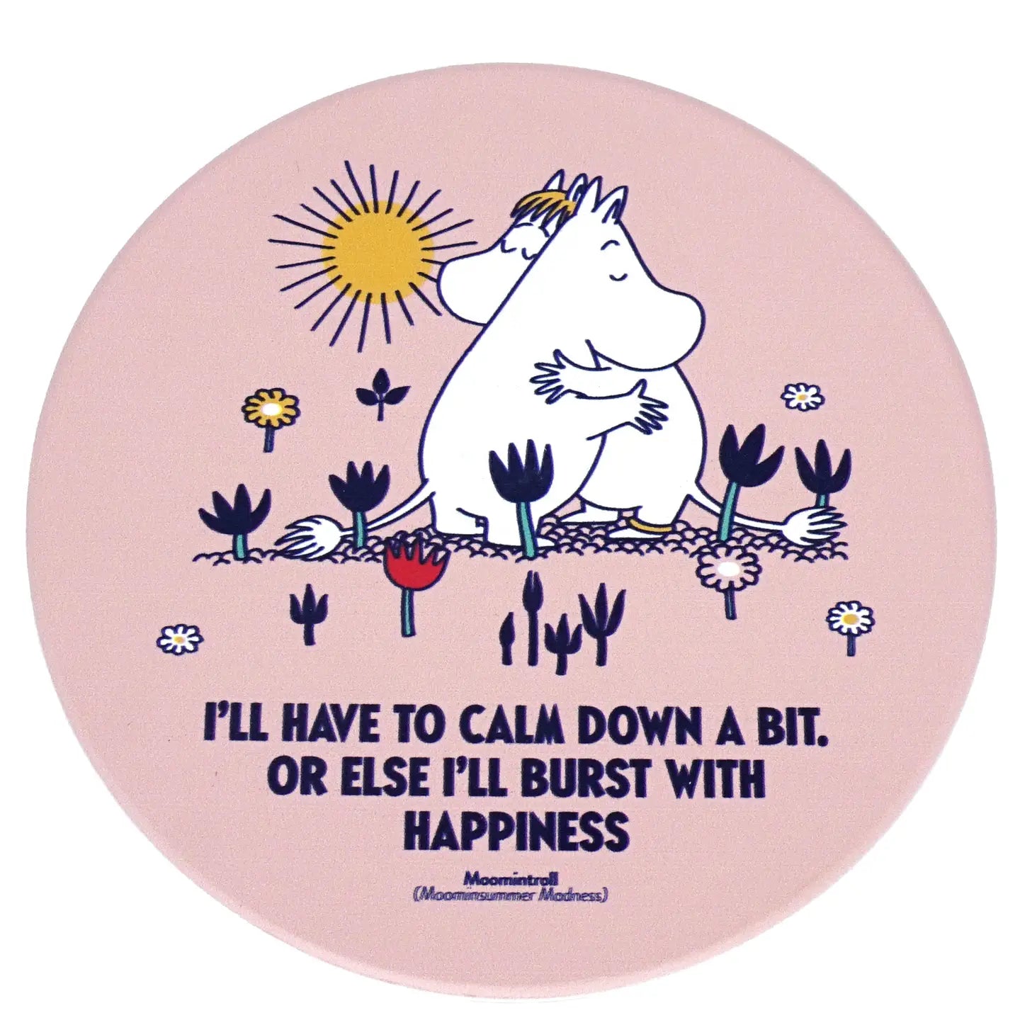 Single Ceramic Coaster - Moomin Hug