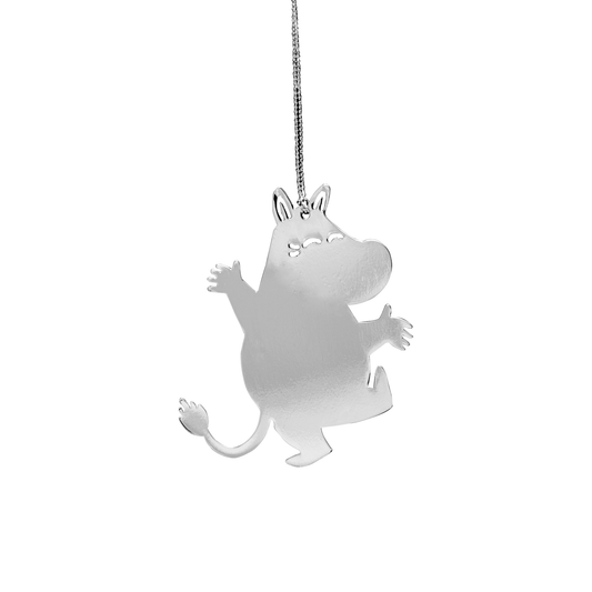 Silver Moomin Metal Ornament