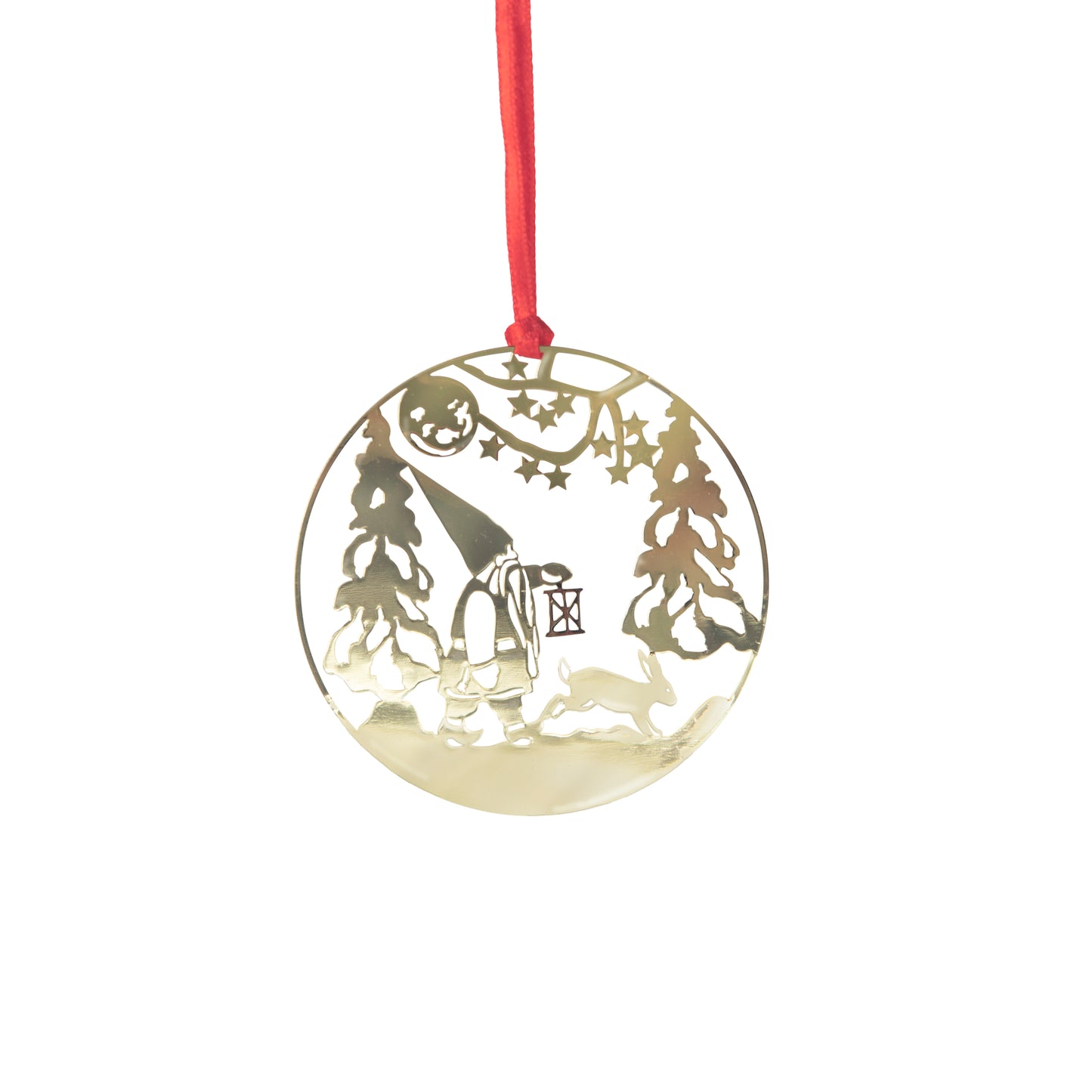 Gold Winterland Metal Ornament