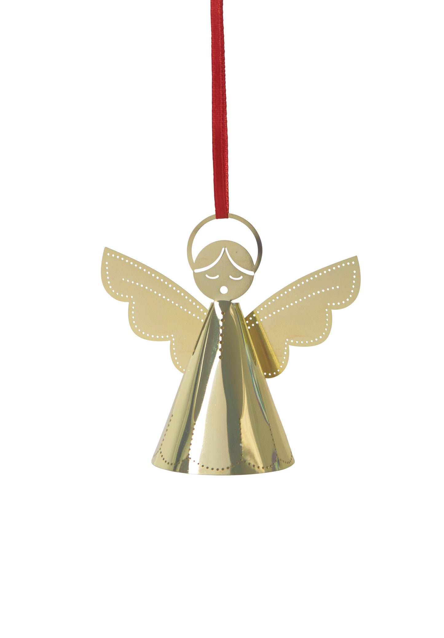 Singing Angel Metal 3D Ornament