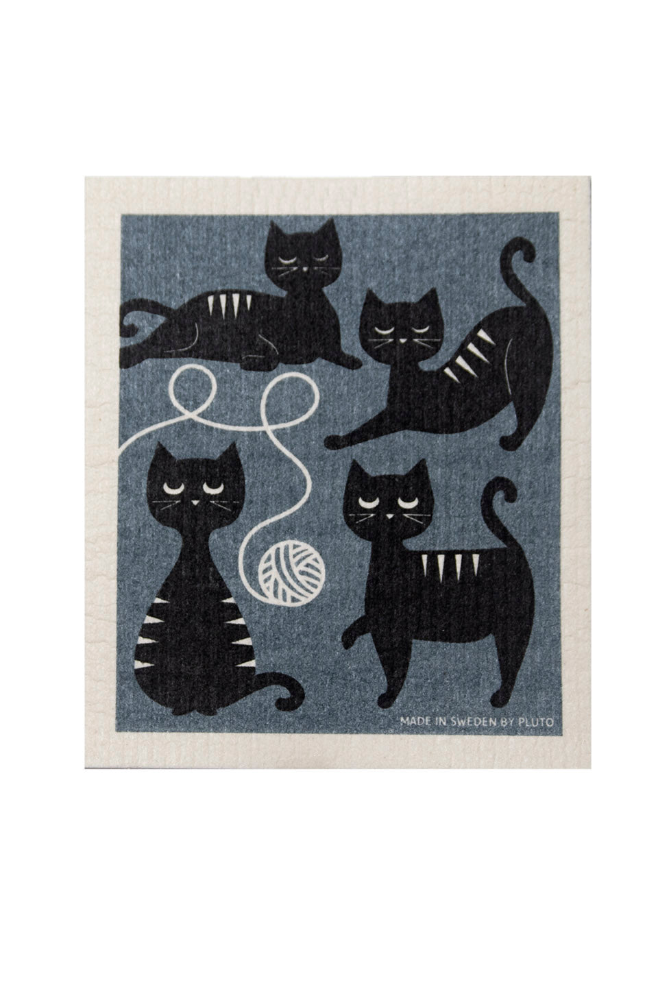 Swedish Dishcloth - Cat Family