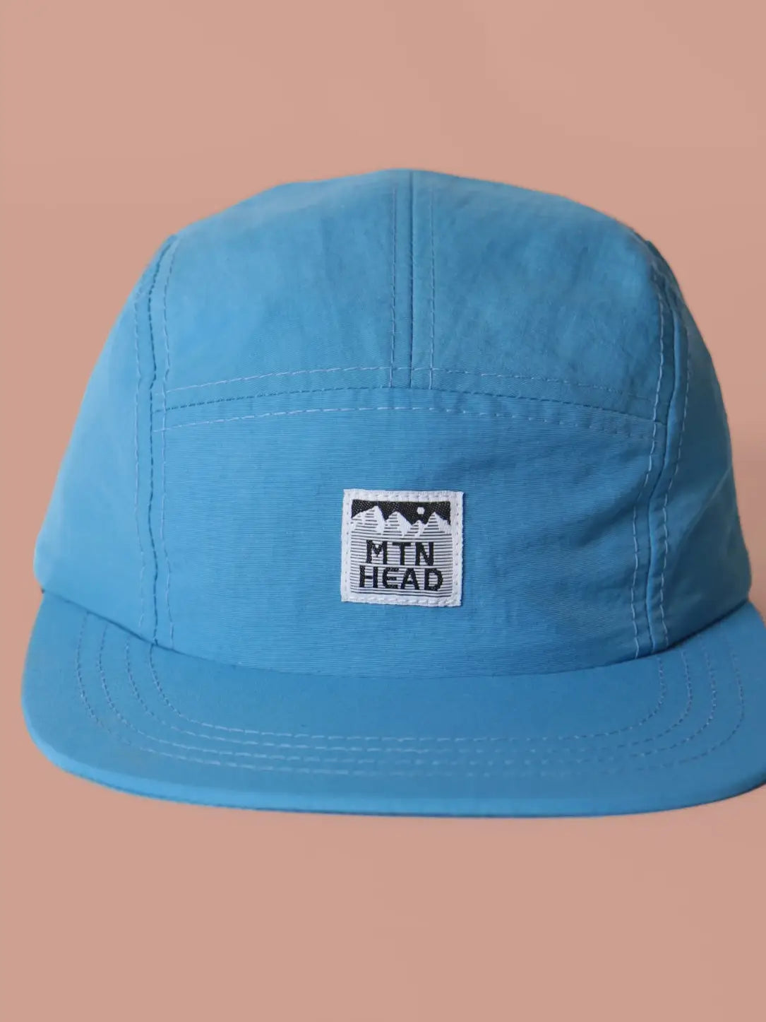 Muttonhead 5 Panel Hat - Sky Blue Nylon