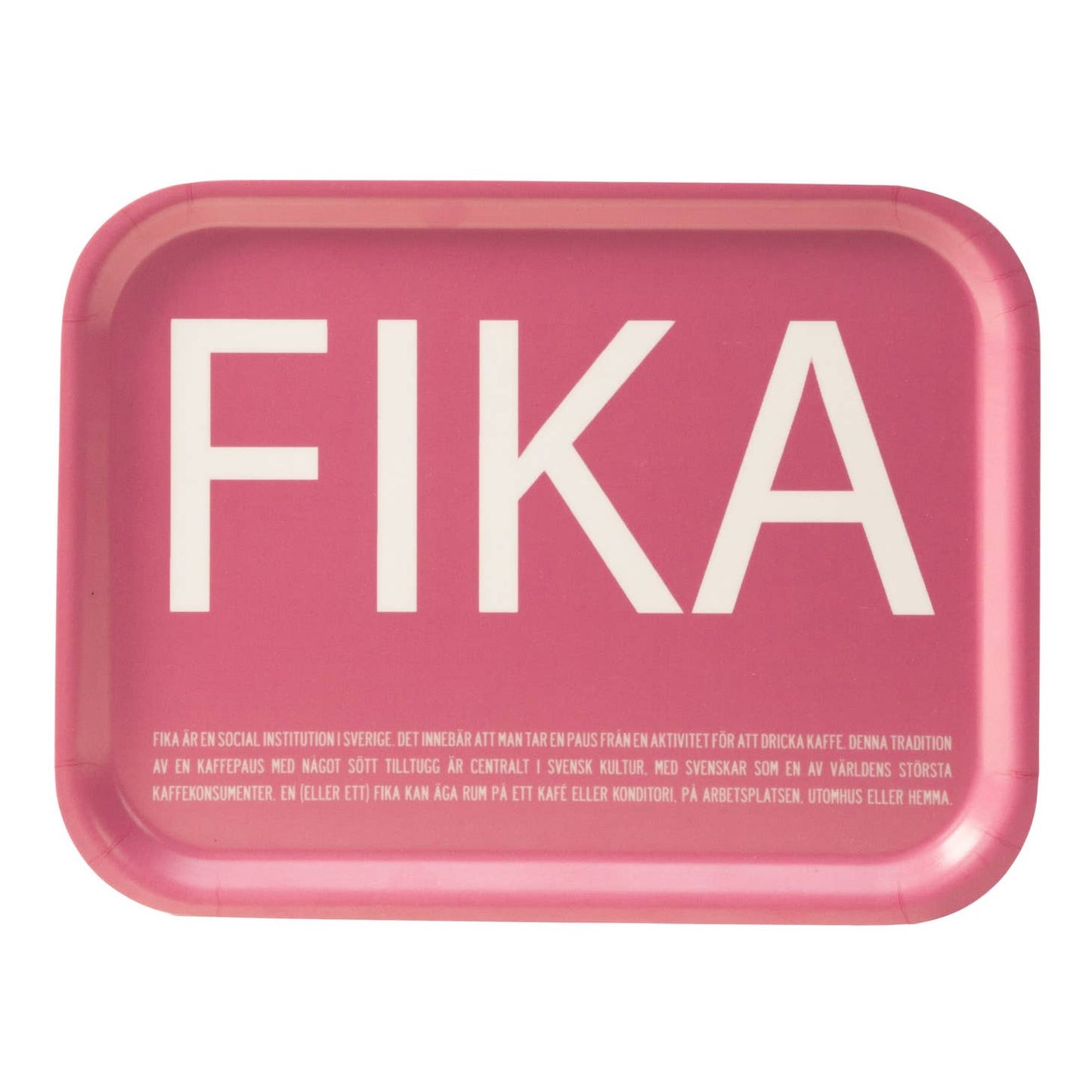 Serving Tray - Fika (Pink)