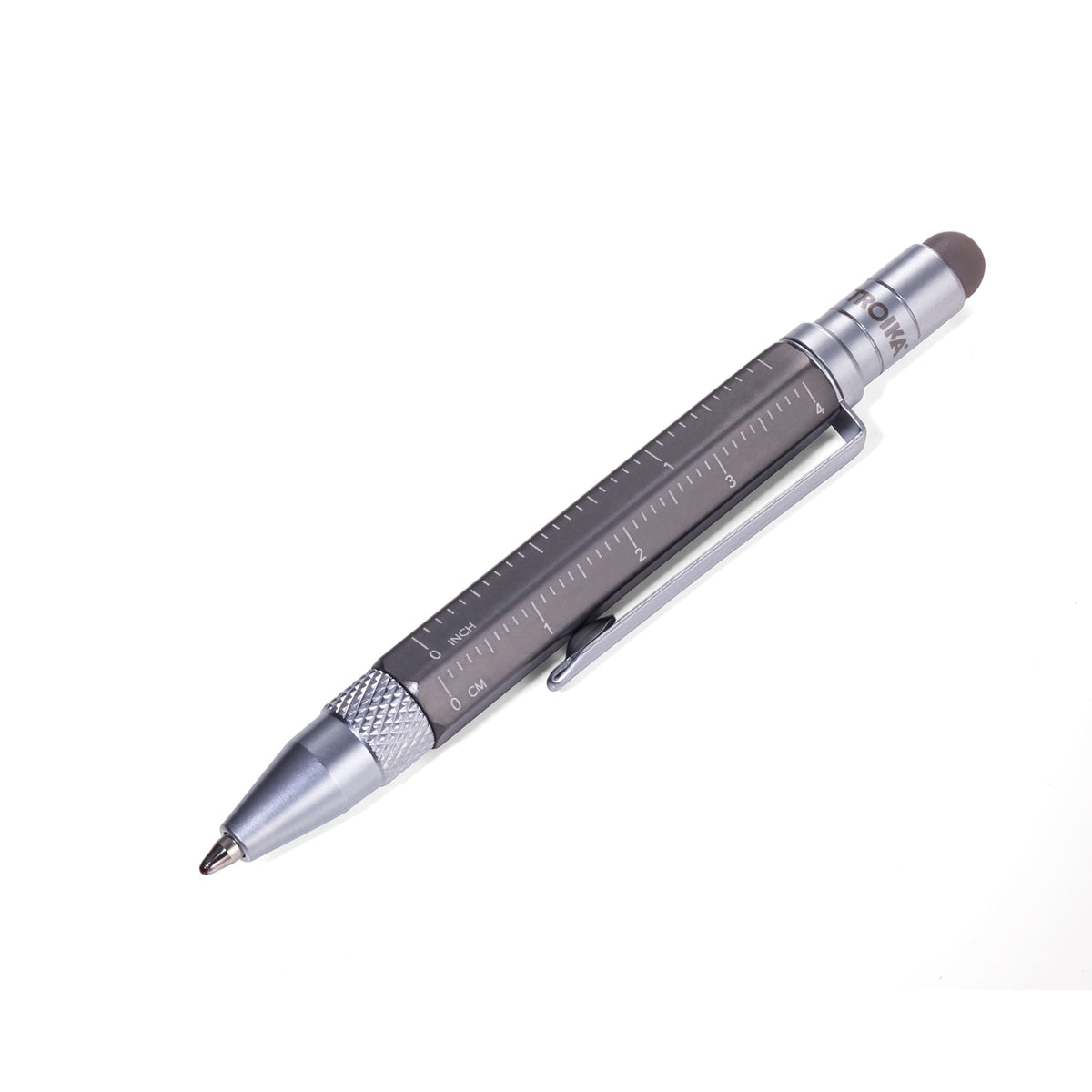 Troika Liliput Construction Mini Ballpoint Stylus Tool Pen - Titanium