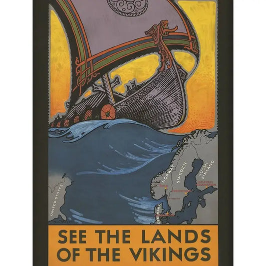 See the Lands of the Vikings Magnet