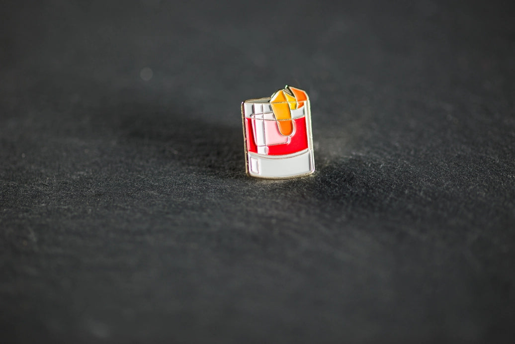 Negroni Cocktail Pin