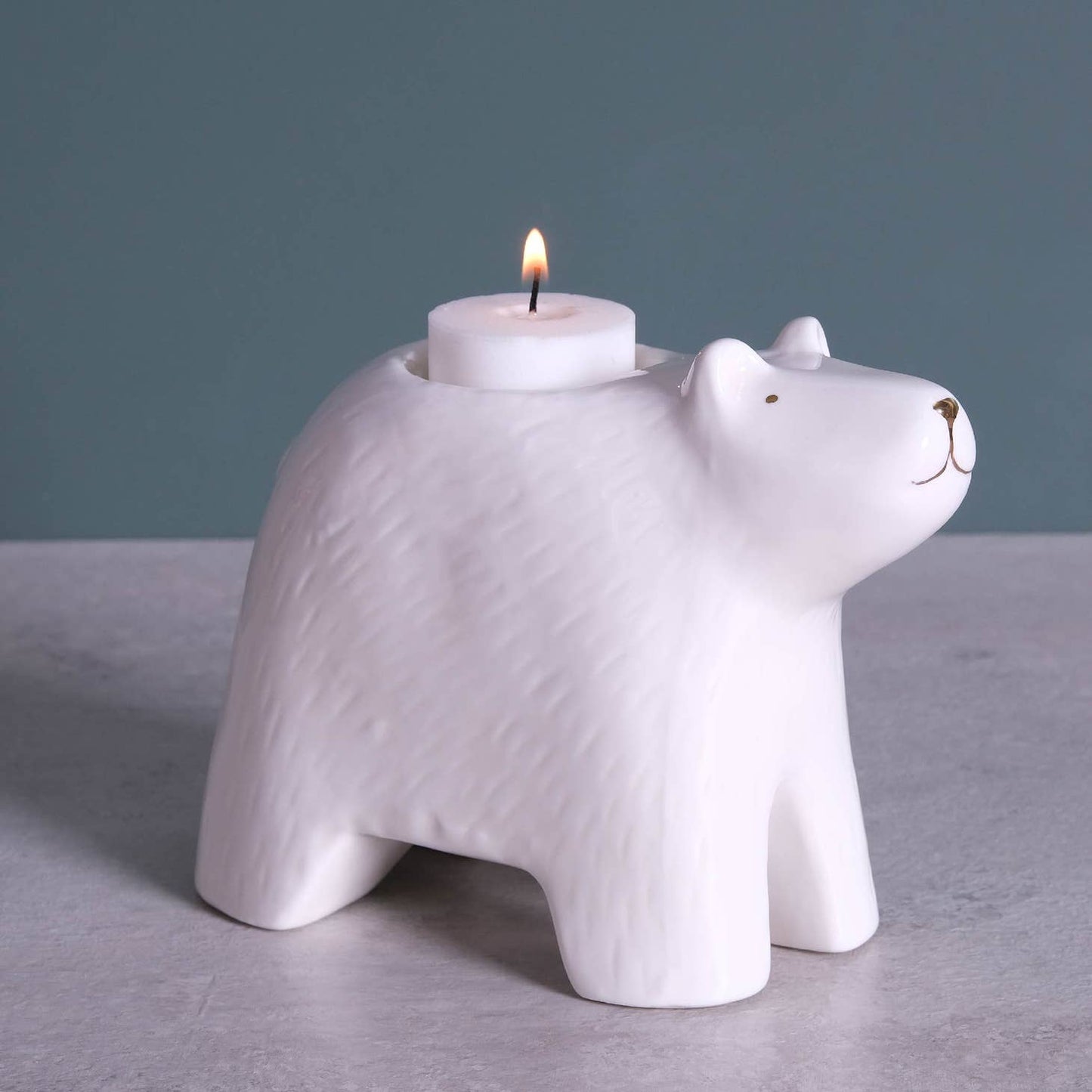 Woodland Tea Light Holder - Bear