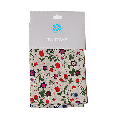 Nordic Tea Towel - Wildflowers