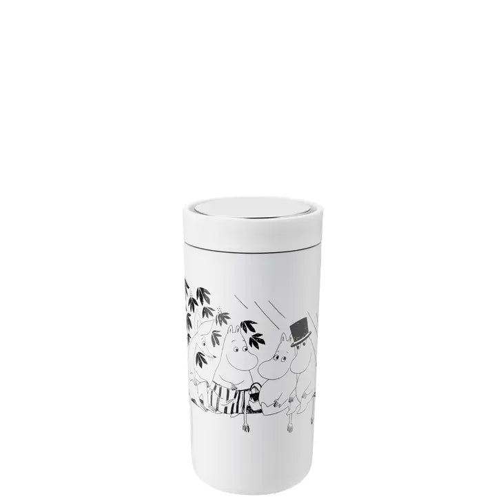 Moomin 0.4L To Go Click Vacuum Insulated Cup - Soft White