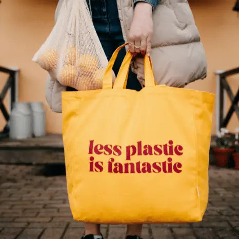 OMOM - Less Plastic is Fantastic Tote Box - Yellow