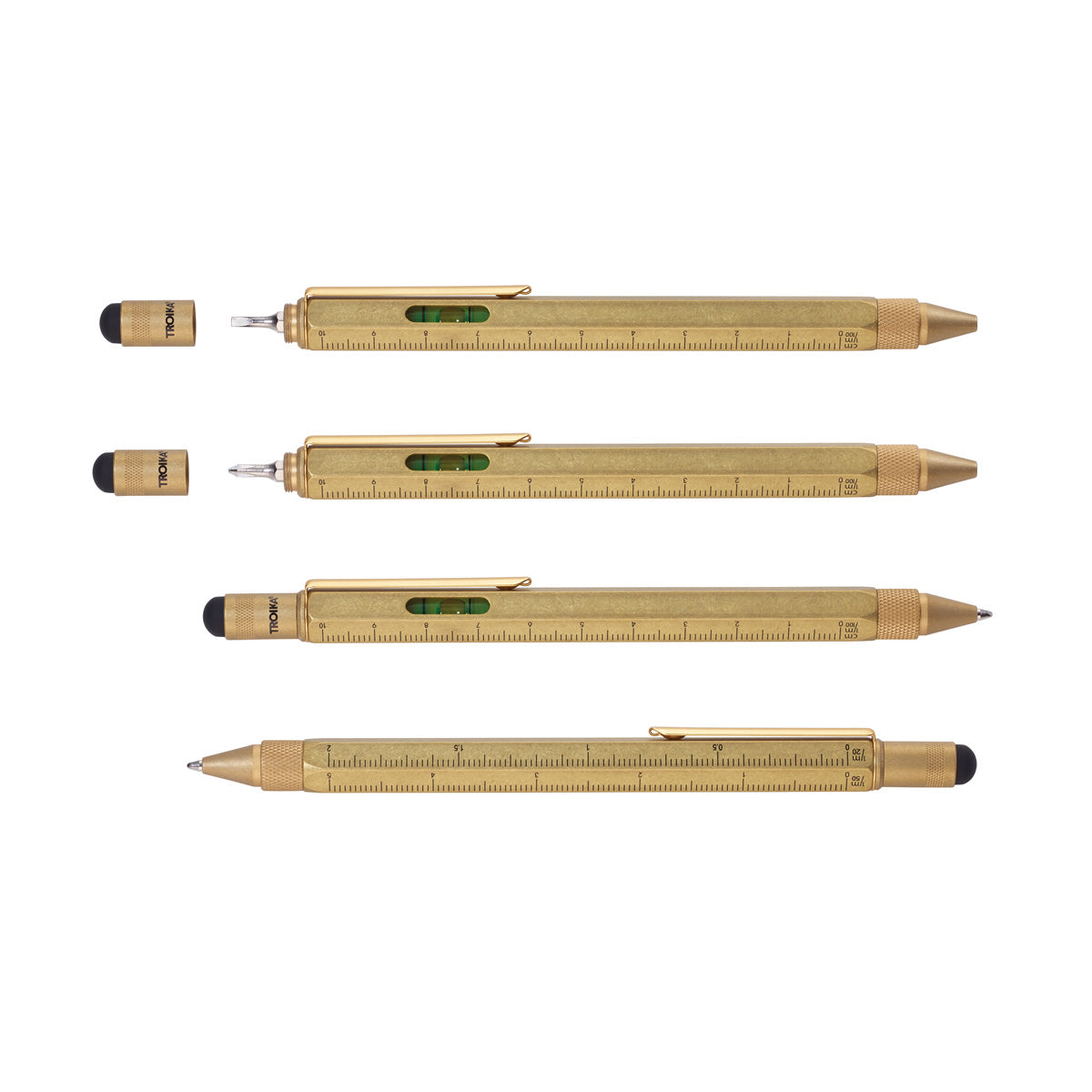 Construction Multi-Tool Pen - Antique Brass