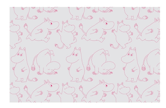 Moomin Pattern Warm Cozy Throw Blanket - Moomin