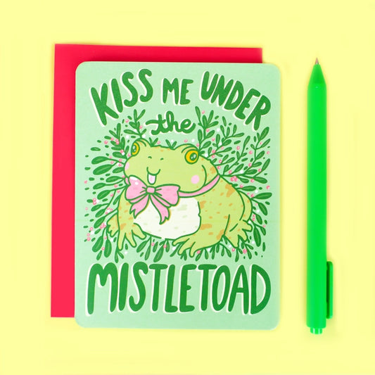 Greeting Cards - Mistletoad