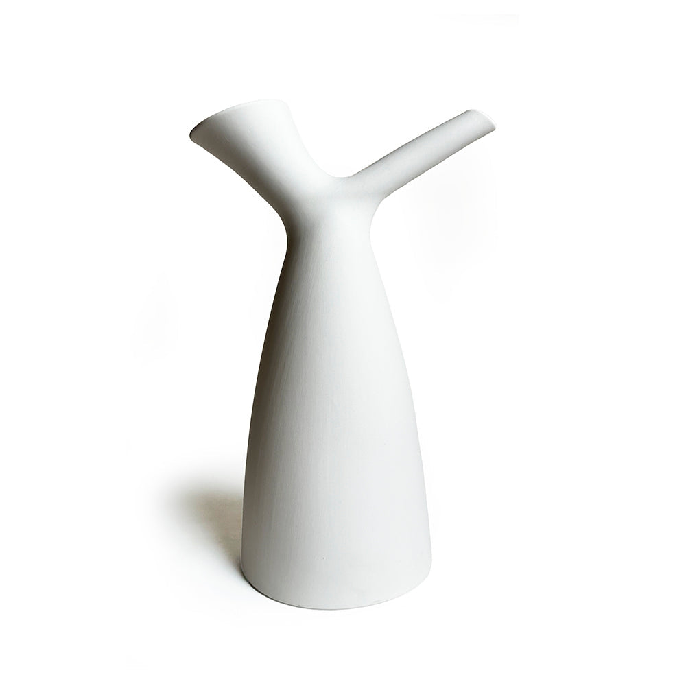 Jessie Ceramic Water Jug - White