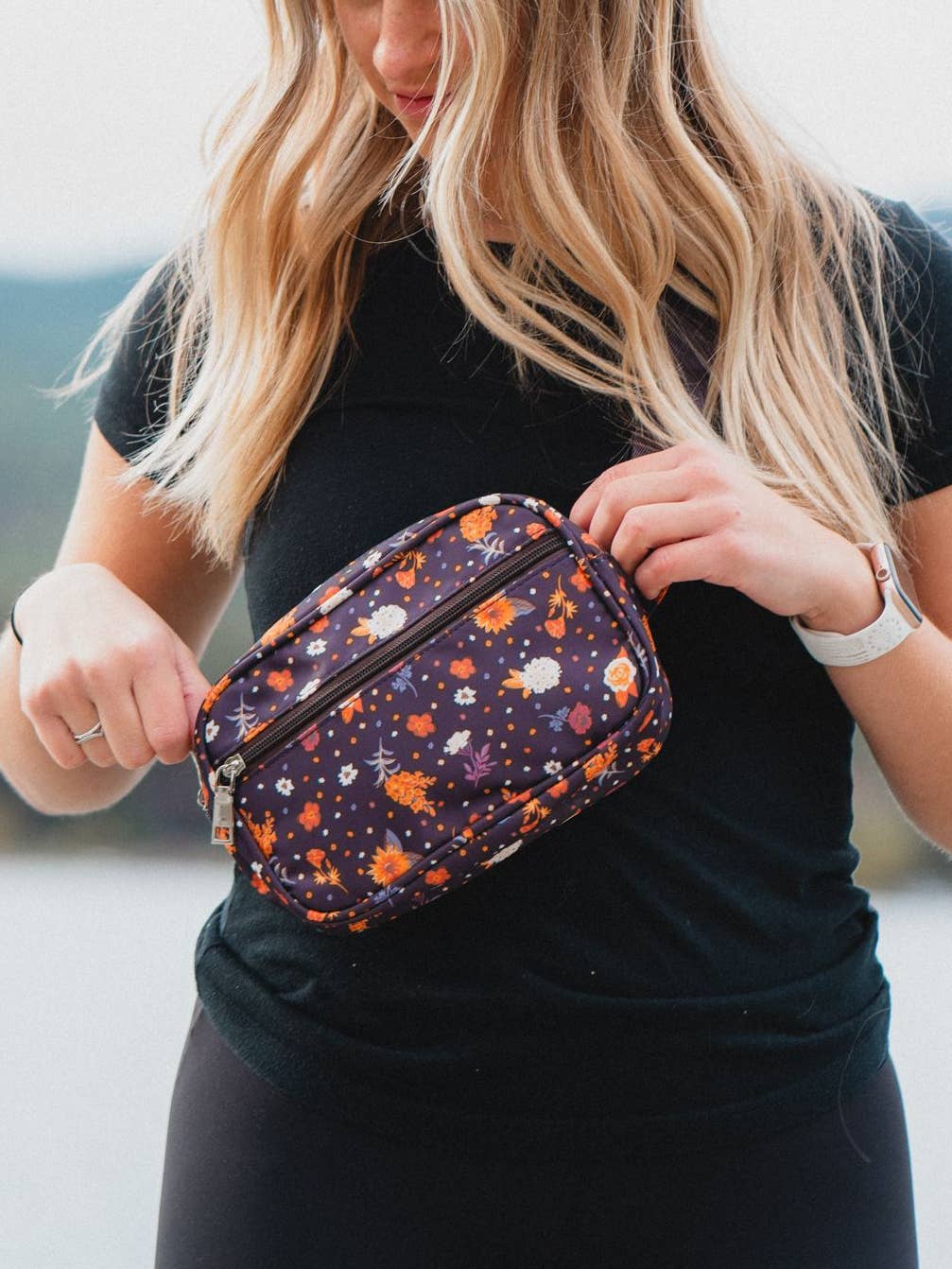 Fanny Pack - Plum Floral