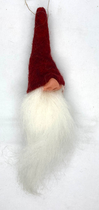 Gnome with Red Hat Ornament