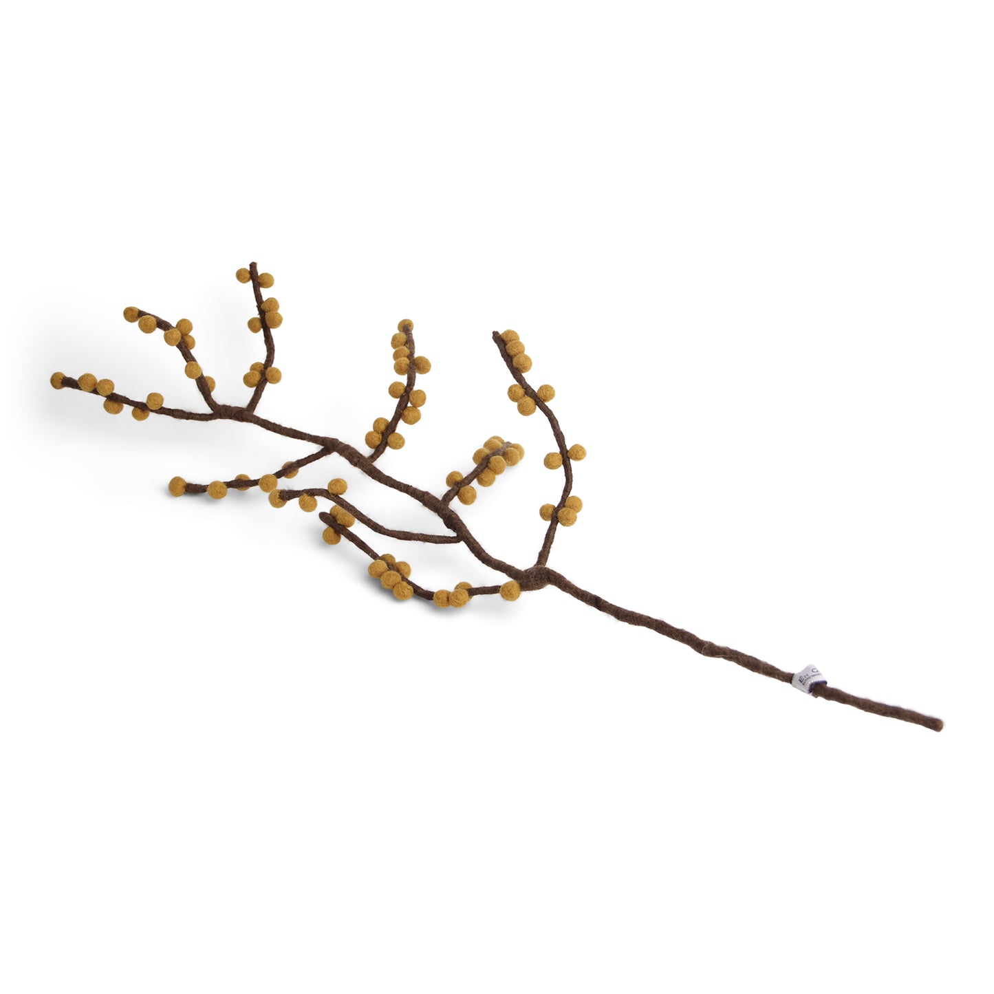 Felt Branch with Yellow Berries