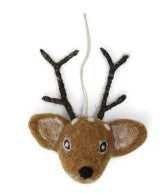 Felt Bambi Ornament - Brown