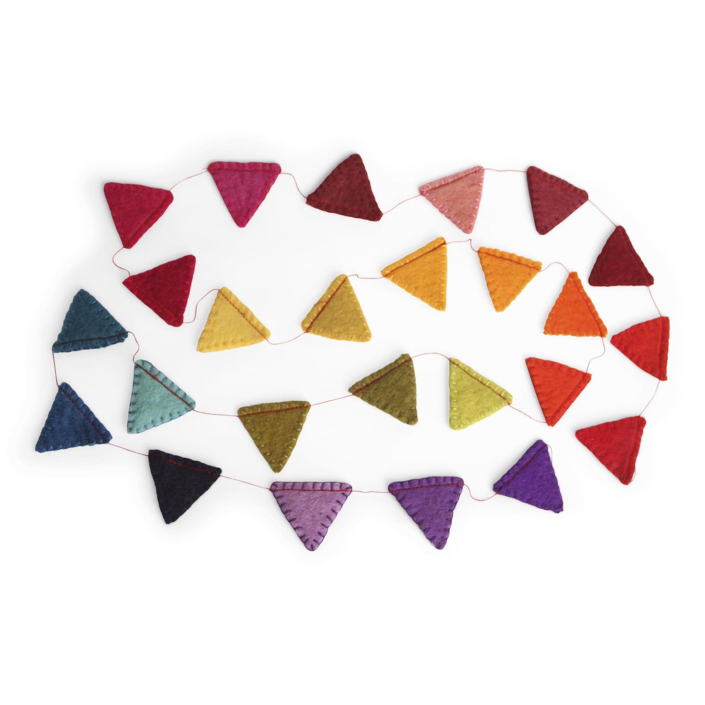 Felt Garland - Colorful Flag