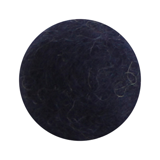 Felt Flower - Navy Blue (Large)