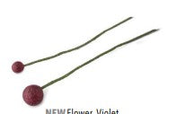 Felt Flower - Violet (Small)