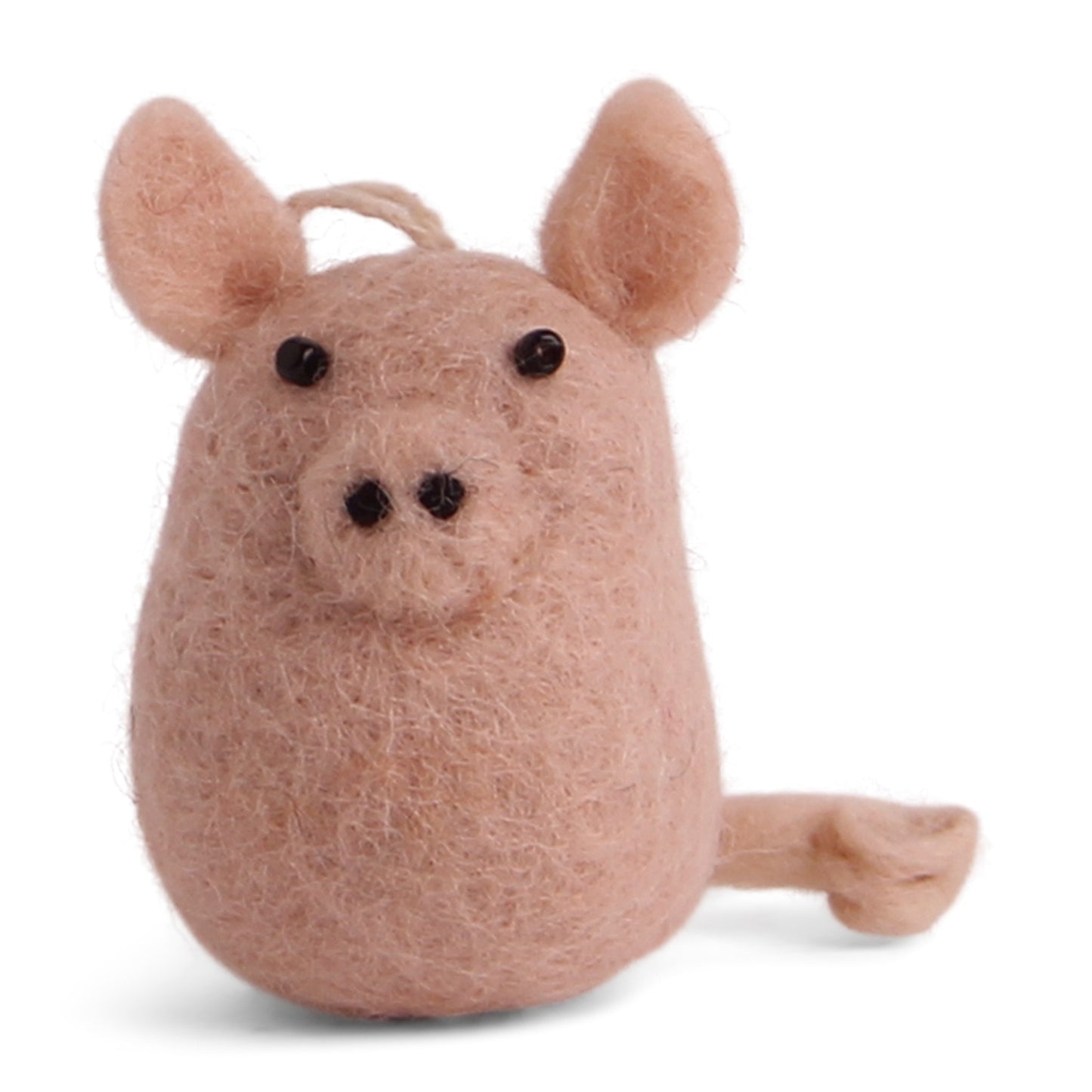 Felt Lucky Pig Ornament