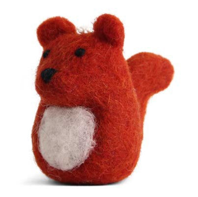 Felt Squirrel Ornament