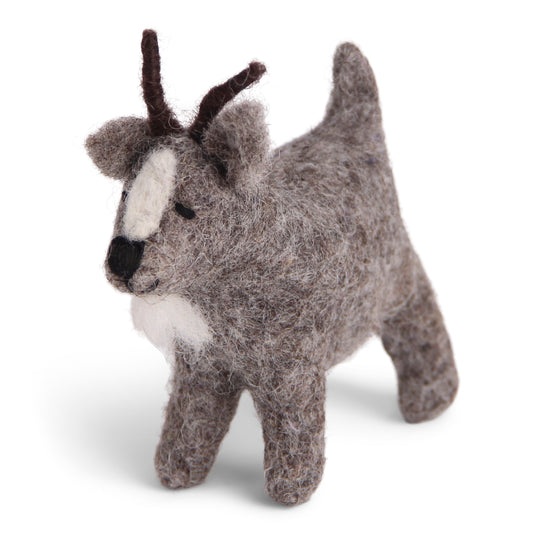 Felt Goat Ornament