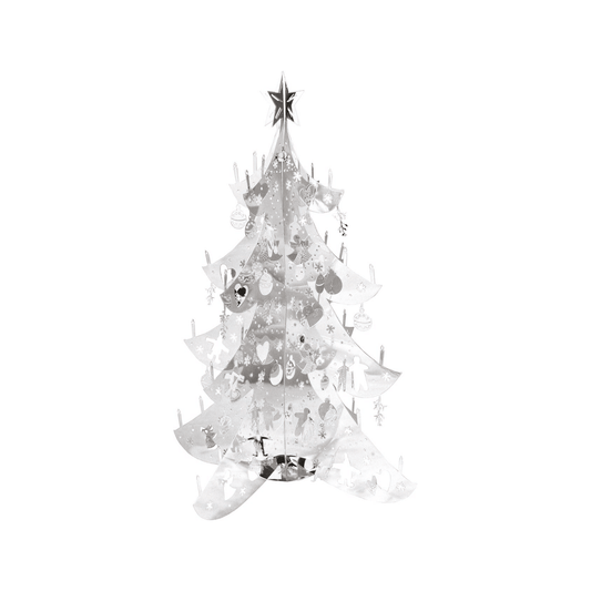 Metal Christmas Tree - Small Silver