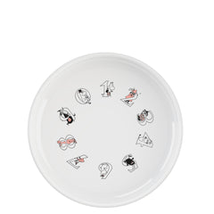 Moomin ABC-123 Deep Plate - Salmon By Rig-Tig