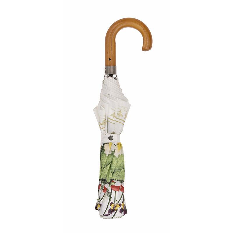 Umbrella with Bamboo Handle - A Flower Garden