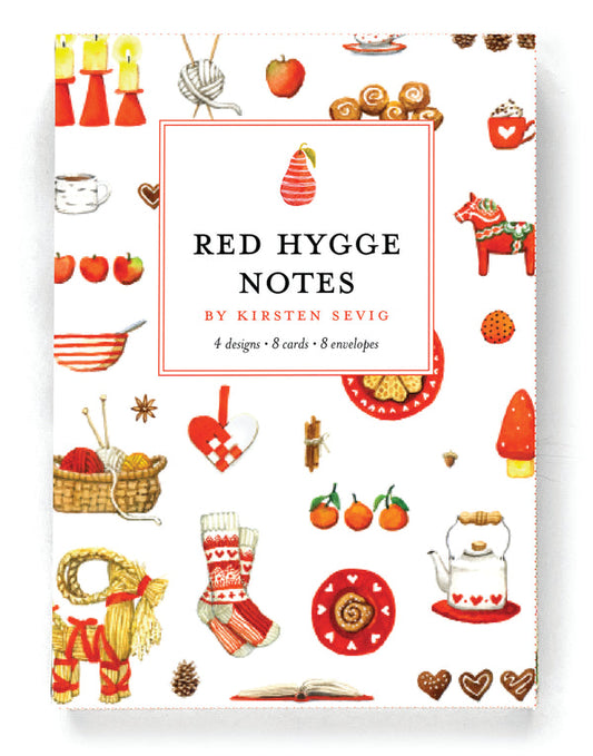 Notecards by Kirsten Sevig - Red Hygge