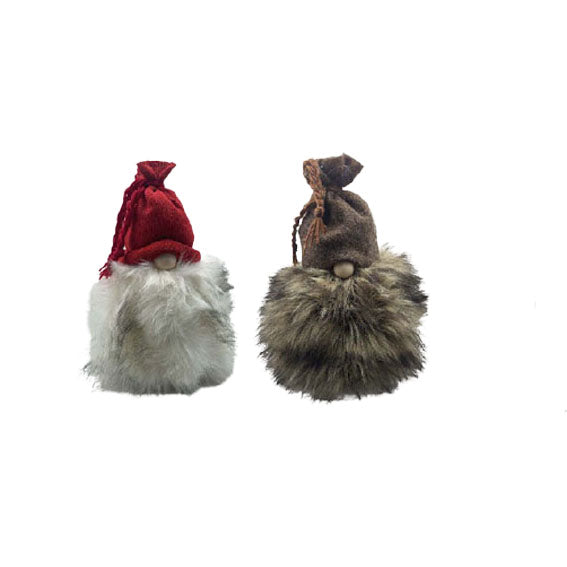 Red & Brown Furry Gnomes